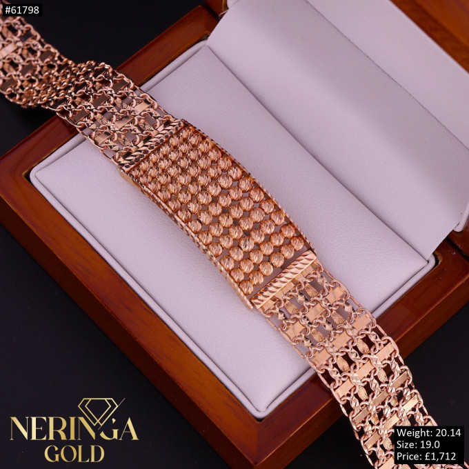 Rose gold bracelet #61798