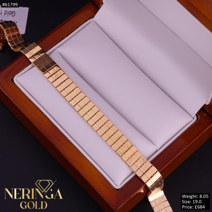 Rose gold bracelet #61799