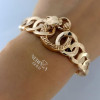 Rose gold hoop bracelet #60250