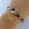 Rose gold hoop bracelet #60248