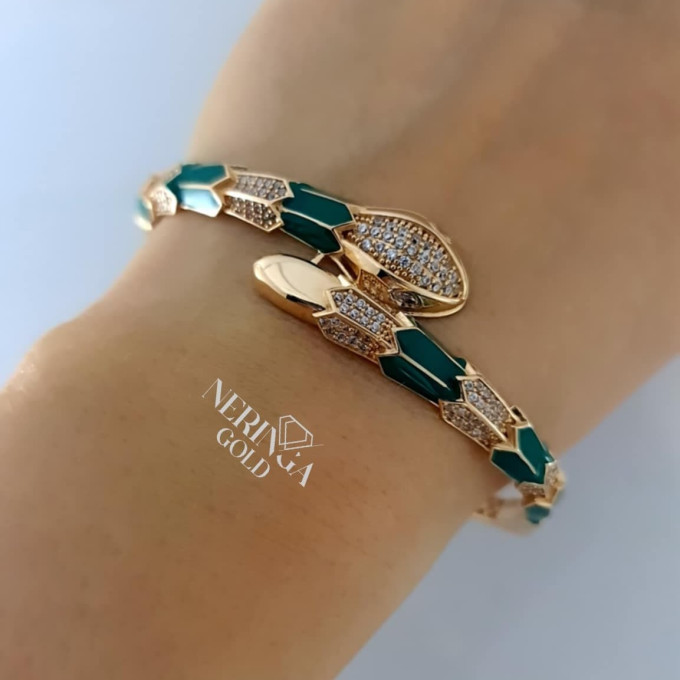 Rose gold hoop bracelet #60248