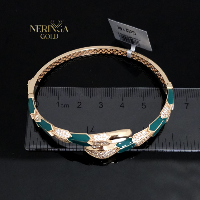 Rose gold hoop bracelet #60248