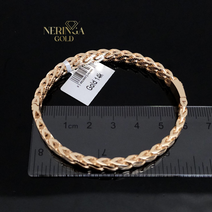 Rose gold hoop bracelet #60251