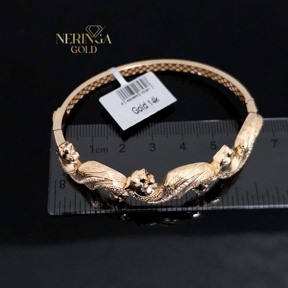 Rose gold hoop bracelet #66679