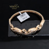 Rose gold hoop bracelet #60249