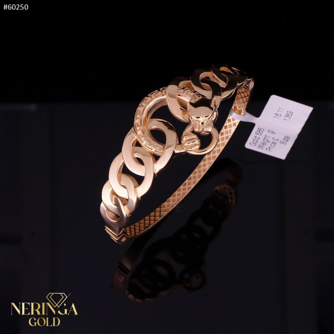 Rose gold hoop bracelet #60250