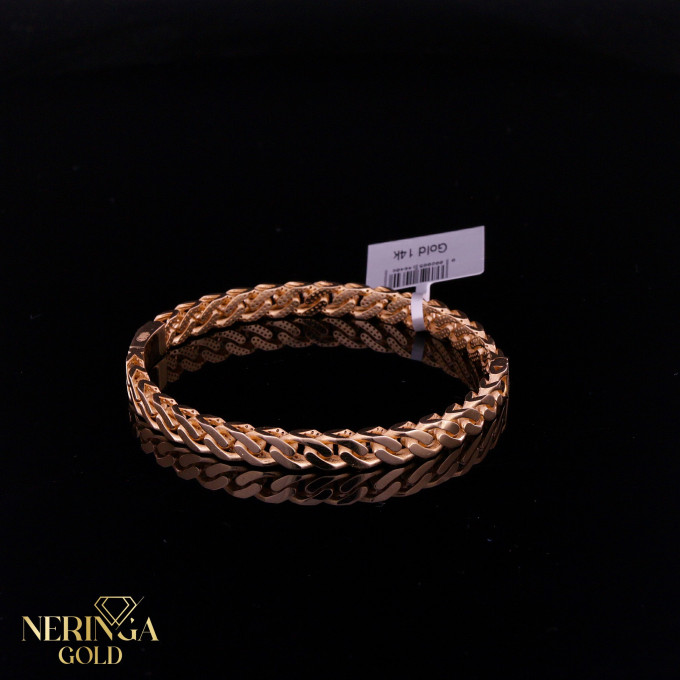 Rose gold hoop bracelet #60251