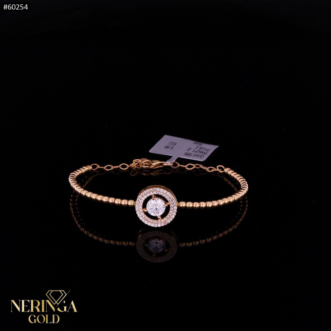 Rose gold hoop bracelet #60254
