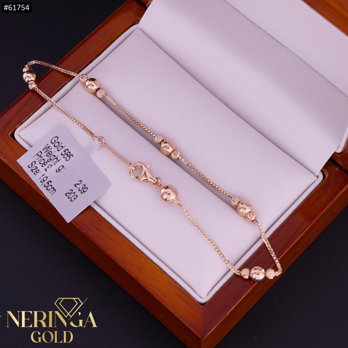 Rose gold bracelet #61754