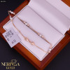 White rose gold bracelet #61755