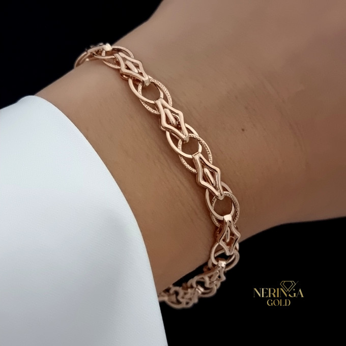 Rose gold bracelet #61678