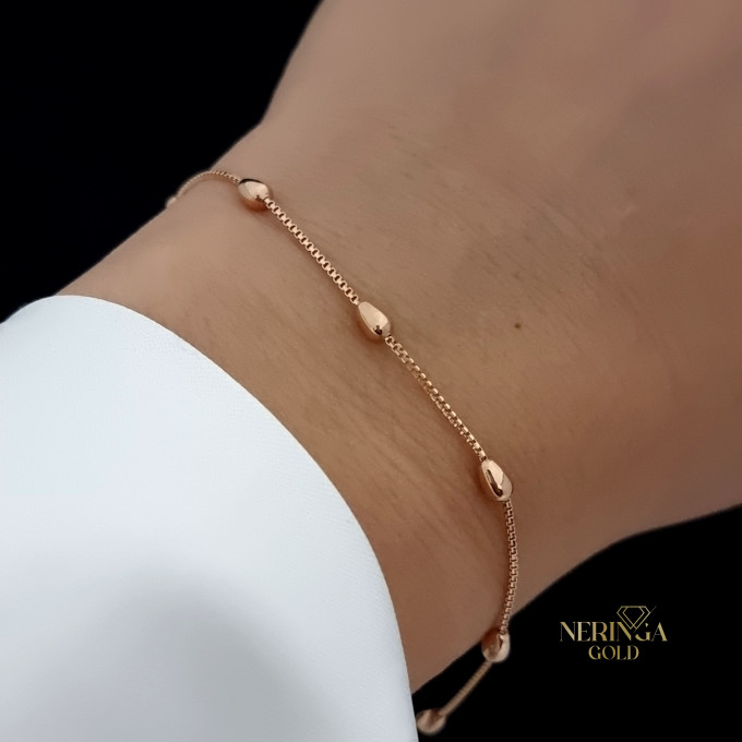 Rose gold bracelet #61758