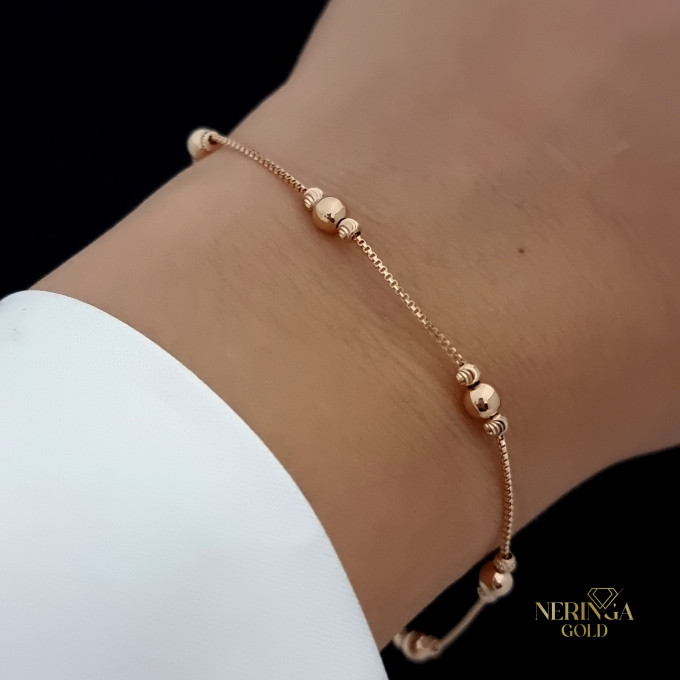 Rose gold bracelet #61754