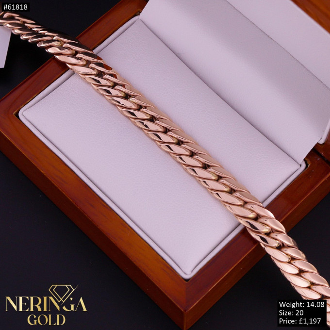 Rose gold bracelet #61818
