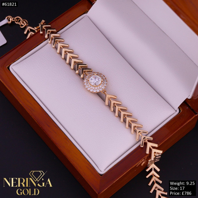 Rose gold bracelet #61821