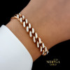 Rose gold bracelet #61797