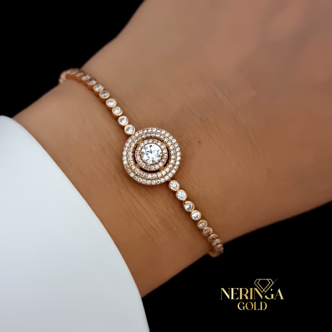Rose gold bracelet #61810