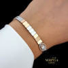 White rose gold bracelet #61809