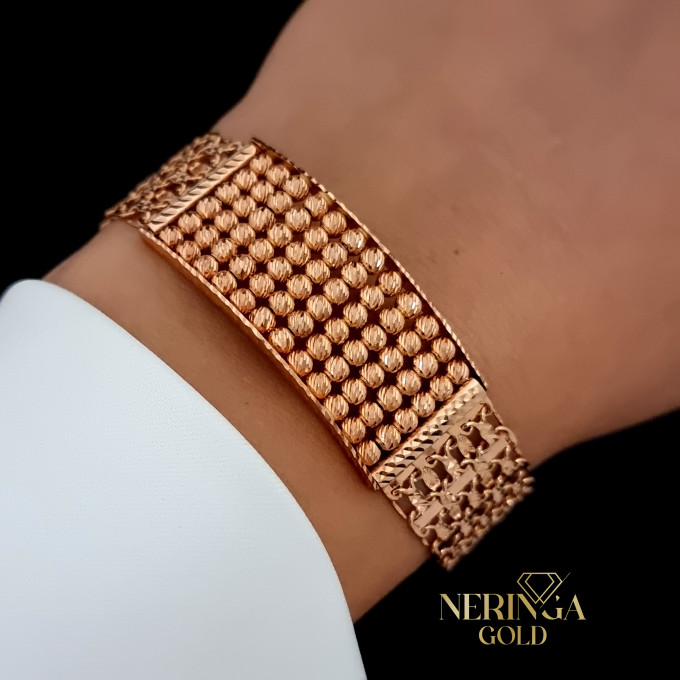 Rose gold bracelet #61798