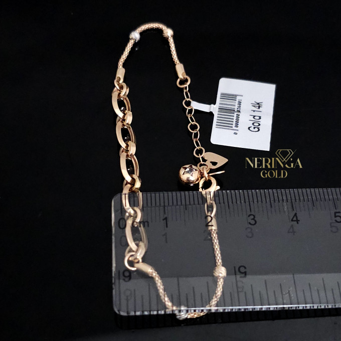 White rose gold bracelet #61863