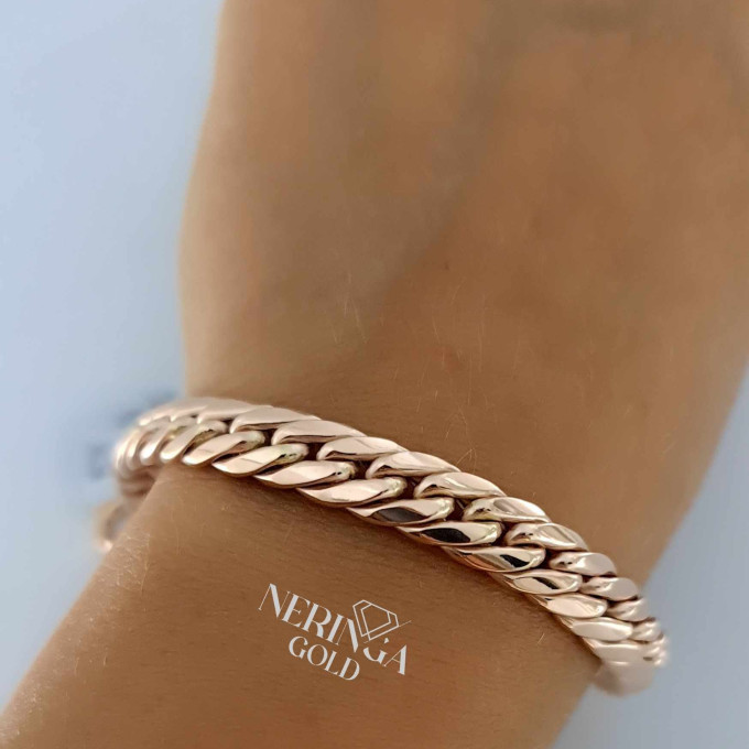 Rose gold bracelet #61818