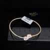 Rose gold hoop bracelet #61774