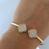 Rose gold hoop bracelet #61773