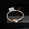 Rose gold hoop bracelet #61772