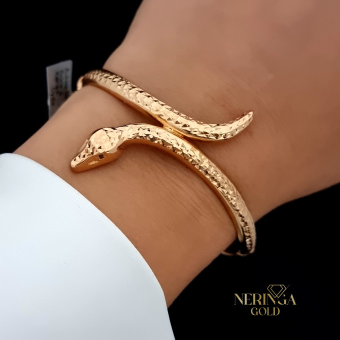 Rose gold hoop bracelet #61775