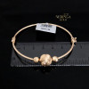 Rose gold hoop bracelet #61771