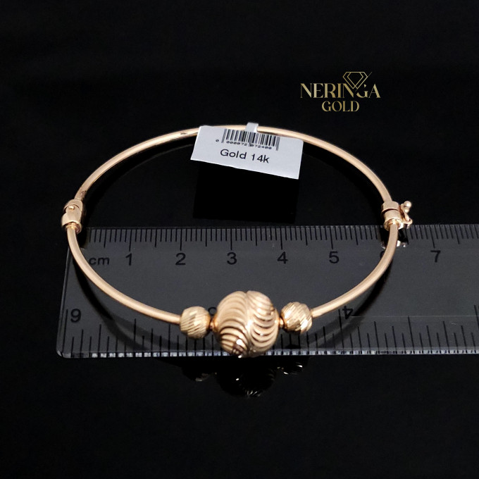 Rose gold hoop bracelet #61771