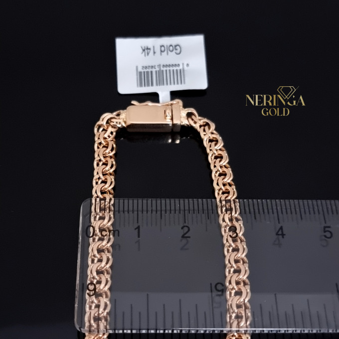 Rose gold full-bodied bracelet #61790