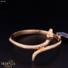 Rose gold hoop bracelet #61775
