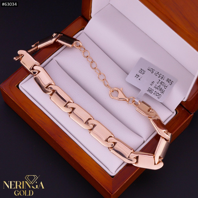 Rose gold bracelet #63034