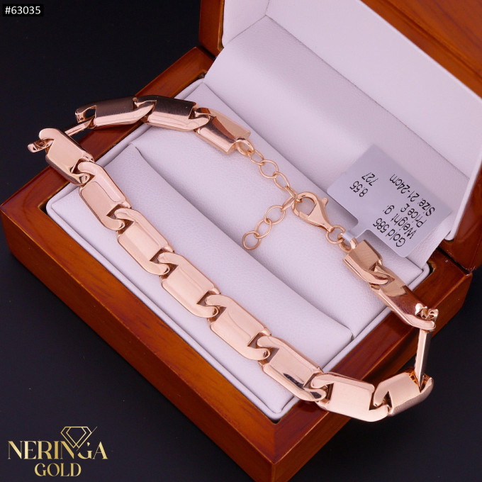 Rose gold bracelet #63035