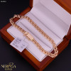 Rose gold full-bodied bracelet #63038