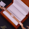 Rose gold full-bodied bracelet #63041