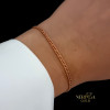 Rose gold bracelet #62924