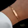 Rose gold bracelet #62937