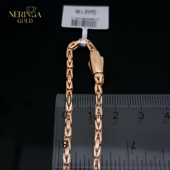 Rose gold full-bodied bracelet #62413