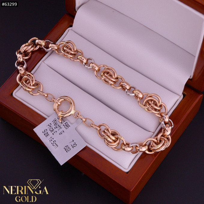 Rose gold bracelet #63299