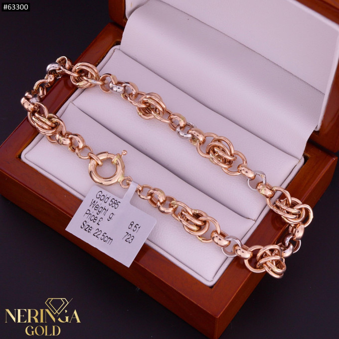 Rose gold bracelet #63300