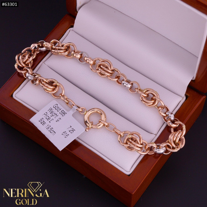 Rose gold bracelet #63301