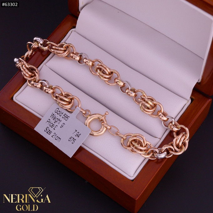 Rose gold bracelet #63302