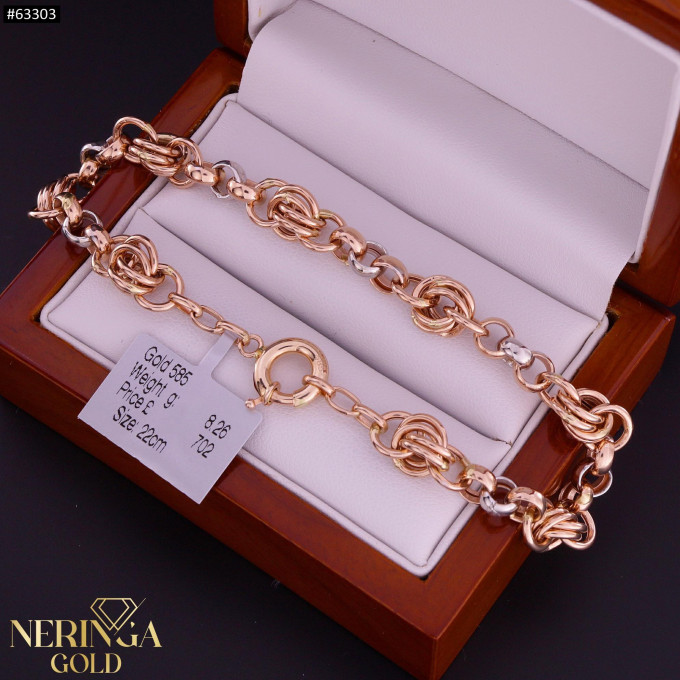 Rose gold bracelet #63303
