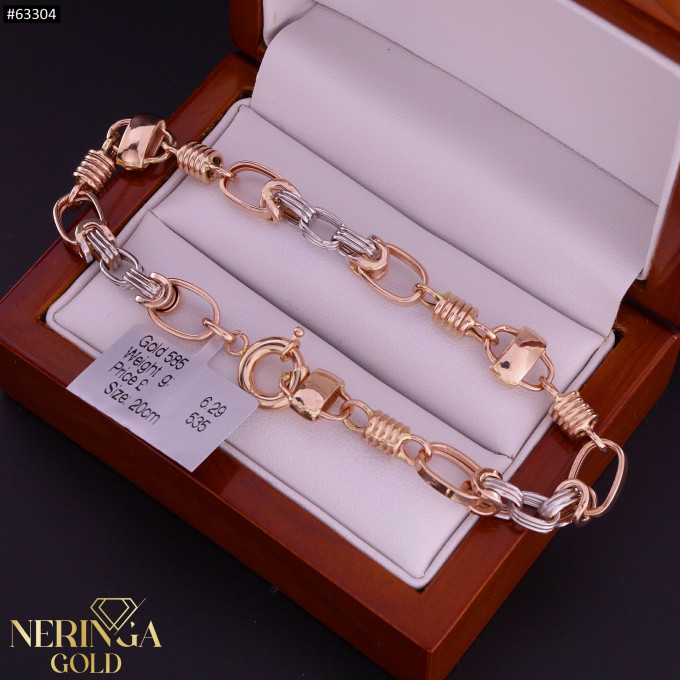Rose gold bracelet #63304