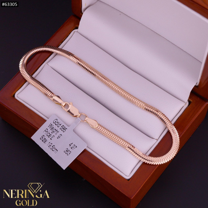 Rose gold bracelet #63305