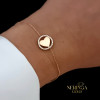 Rose gold bracelet #63668