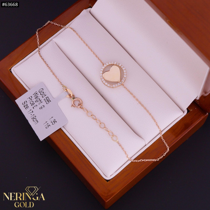 Rose gold bracelet #63668