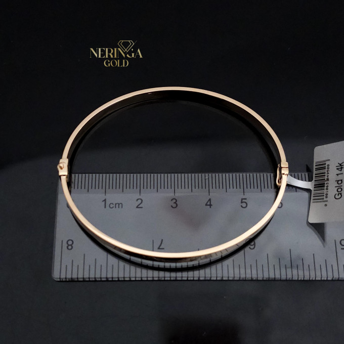 Rose gold hoop bracelet #62391